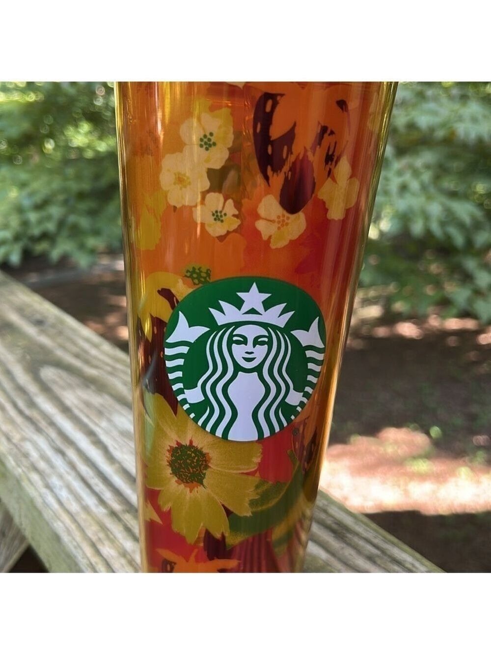 NWT Starbucks Strawberry Field Flower Cold Cup 24oz - Picture 7 of 7